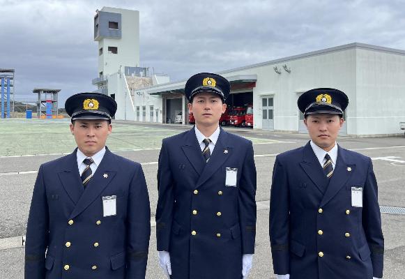 新入職員3名が消防学校に入校