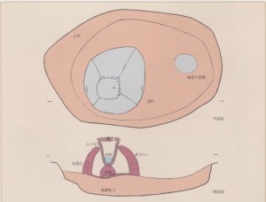 溶炉遺構の復元図