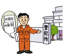 登記所へ成果を送付