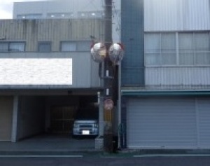 カーブミラーの向きの修正画像（修正後）