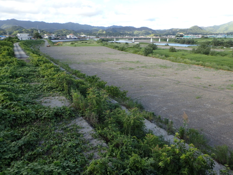 堤防からの風景